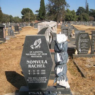 ? Nomvula Rachel 1946-1999