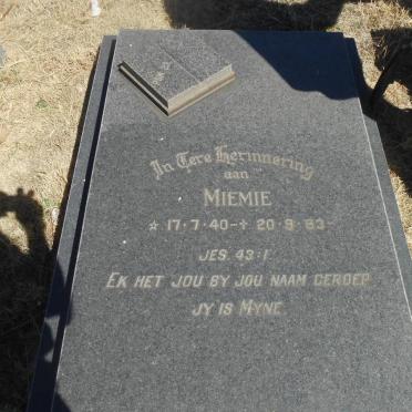 ? Miemie 1940-1983
