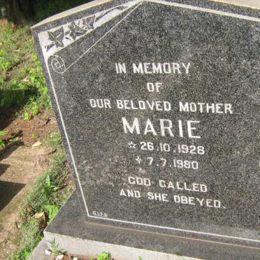 ? Marie 1928-1980