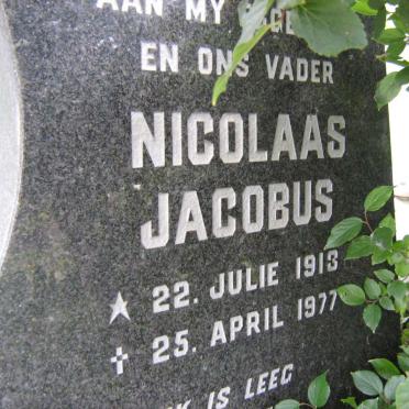? Nicolaas Jacobus 1913-1977