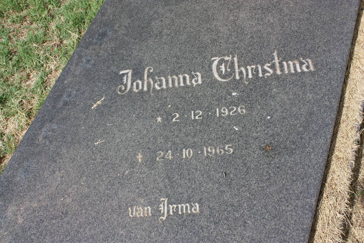 ? Johanna Christina 1926-1965