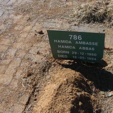 ABBAS Hamida Ambasse 1960-1994