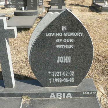 ABIA John 1921-1999