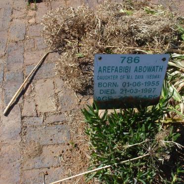 ABOWATH Arefabibi 1955-1997