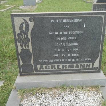 ACKERMANN Johan Hendrik 1940-1966