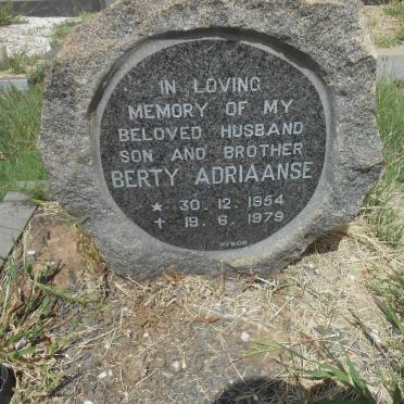 ADRIAANSE Berty 1954-1979
