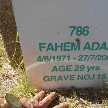 ADAM Fahem 1971-2000