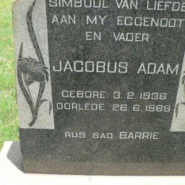 ADAM Jacobus 1936-1969
