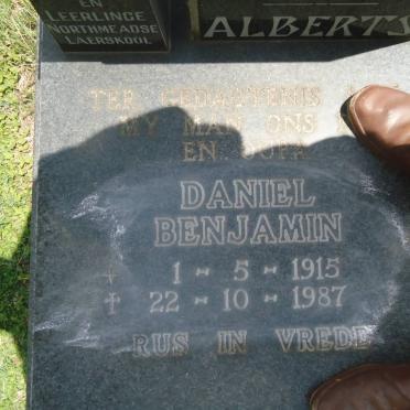 ALBERTS Daniel Benjamin 1915-1987