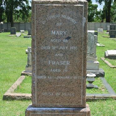 ALEXANDER Fraser -1943 &amp; Mary -1936