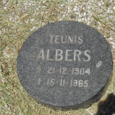 ALBERS Teunis 1904-1965