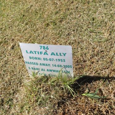 ALLY Latifa 1953-2005