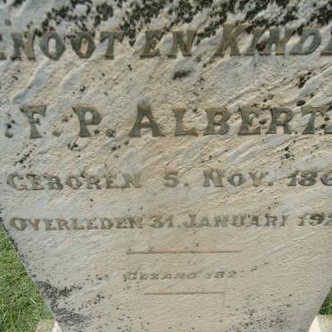 ALBERTZE P.F.P. 1867-1920