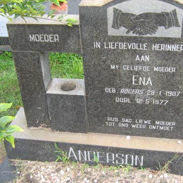 ANDERSON Ena 1907-1977