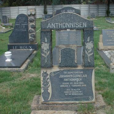 ANTHONNISEN Johannes Cornelius 1893-1956