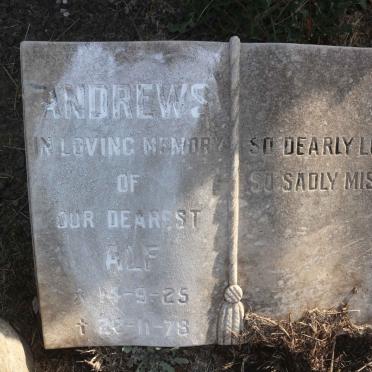 ANDREWS Alf 1925-1978