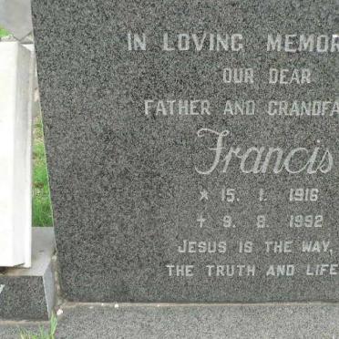 ANTHONY Francis 1916-1992 &amp; Sadie 1915-1983