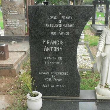 ANTONY Francis 1930-1987