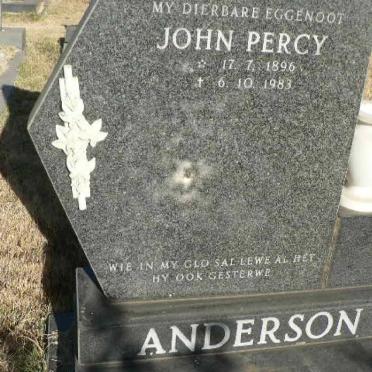 ANDERSON John Percy 1896-1983