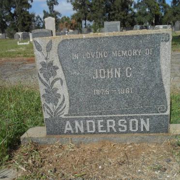 ANDERSON John G. 1875-1961