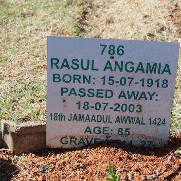 ANGAMIA Rasul 1918-2003