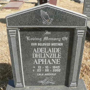 APHANE Adelaide Dhlinzile 1943-2002