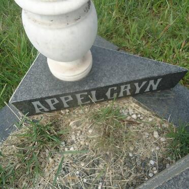 APPELGRYN Josefus Johannes 1895-1971 &amp; Anna J. Maria 1908-1974