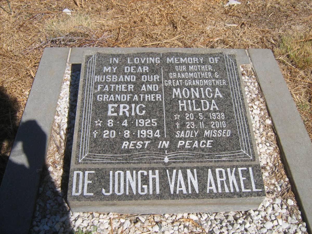 ARKEL Eric, de Jongh van 1925-1994 &amp; Monica Hilda 1938-2010