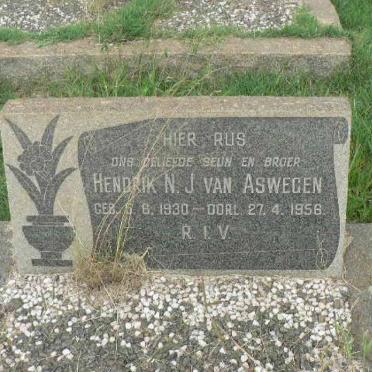 ASWEGEN Hendrik N.J., van 1930-1956