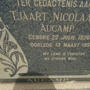 AUCAMP Tjaart Nicolaas 1926-1955
