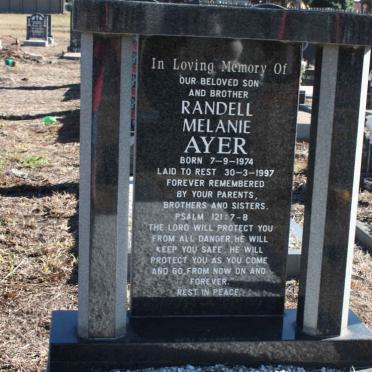 AYER Randell Malenie 1974-1997