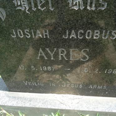 AYRES Josiah Jacobus 1967-1969
