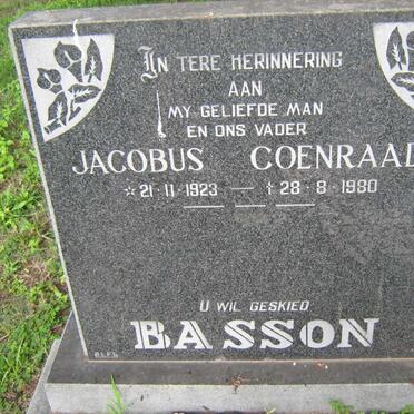 BASSON Jacobus Coenraad 1923-1980