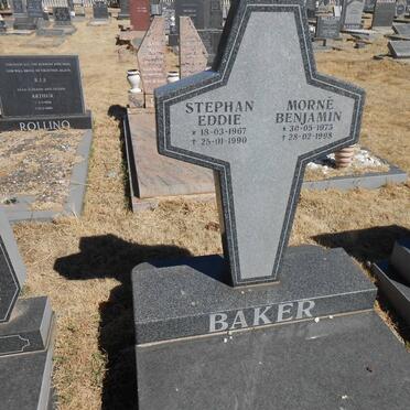 BAKER Stephan Eddie 1967-1990 &amp; BAKER Morné Benjamin 1973-1998