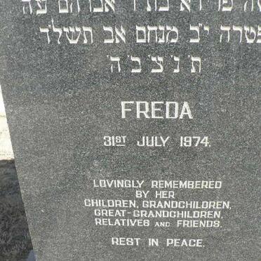 BADER Freda -1974