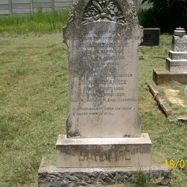 BARNARD Johannes Hendrik 1866-1917 :: BARNARD Gert Johannes 1905-1928