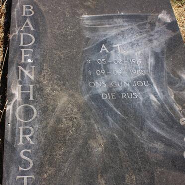 BADENHORST A.L. 1917-1988