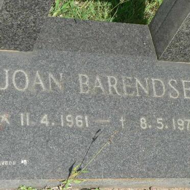 BARENDSE Joan 1961-1971