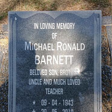 BARNETT Michael Ronald 1943-2019