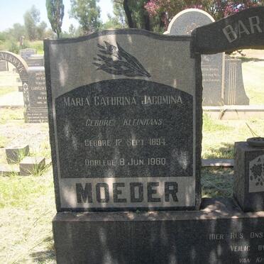 BARNARD Jan Hendrik 1894-1948 &amp; Maria Cathrina Johanna KLEINHANS 1894-1960