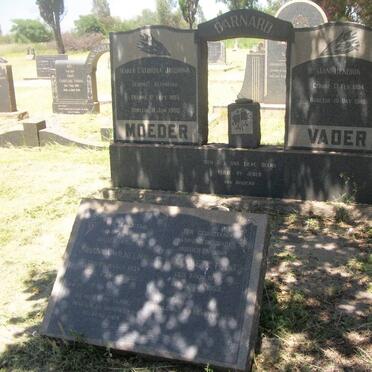 BARNARD Jan Hendrik 1894-1948 &amp; Maria Cathrina Johanna KLEINHANS 1894-1960