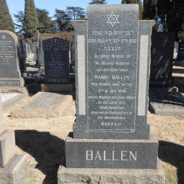 BALLEN Harry -1949