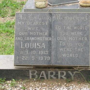 BARRY Louisa 1913-1979