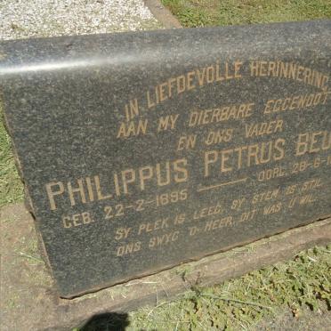 BEUKES Philippus Petrus 1895-1949