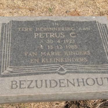 BEZUIDENHOUT Petrus C. 1923-1985