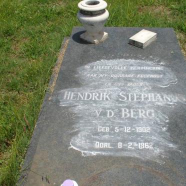 BERG Hendrik Stephanus, v.d. 1902-1962