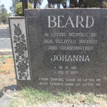 BEARD Johanna 1911-1977