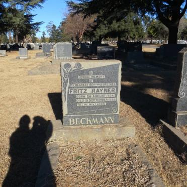 BECKMANN Fritz Rayner 1934-1956