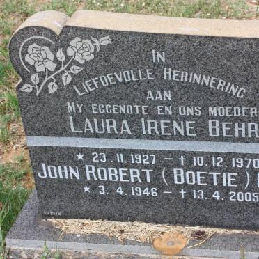 BEHR Laura Irene 1927-1970 :: BEHR John Robert 1946-2005
