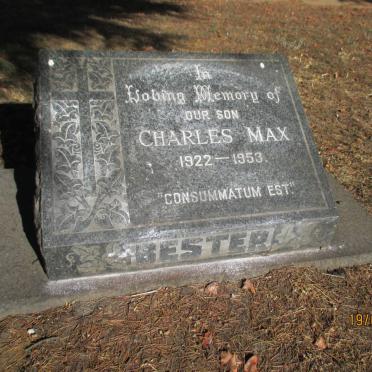 BESTER Charles Max 1922-1953